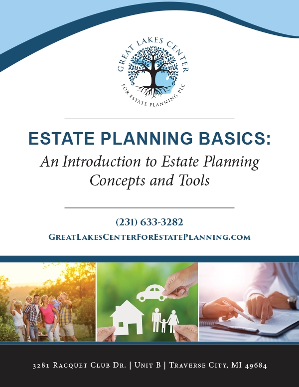 Cover page of "Estate Planning Basics: An Introduction to Estate Planning Concepts and Tools" by Great Lakes Center.